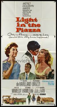 1a500 LIGHT IN THE PIAZZA 3sh '61 Olivia De Havilland, Yvette Mimieux, Rossano Brazzi, Hamilton
