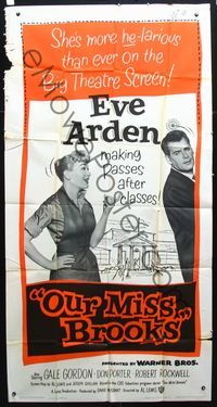 1a559 OUR MISS BROOKS 3sh '56 school teacher Eve Arden is making passes after classes!