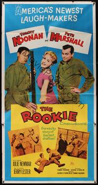 1a604 ROOKIE 3sh '59 soldiers Tommy Noonan & Pete Marshall, super sexy Julie Newmar!