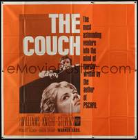 1a182 COUCH 6sh '62 Shirley Knight, psychiatrist serial killer, written by Robert Bloch!