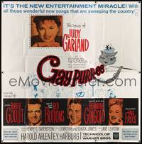 1a206 GAY PURR-EE 6sh '62 Judy Garland, Robert Goulet, Red Buttons, cartoon cats!