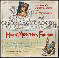 1a219 HARVEY MIDDLEMAN, FIREMAN 6sh '65 the story of a Freudian Fireman and his blazing dreams!