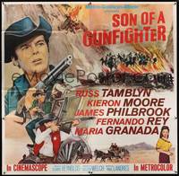 1a321 SON OF A GUNFIGHTER 6sh '66 Russ Tamblyn as Johnny Ketchum, Kieron Moore, cool western art!