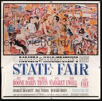 1a324 STATE FAIR 6sh '62 Alice Faye, Pat Boone, Rodgers & Hammerstein musical!
