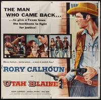 1a353 UTAH BLAINE 6sh '57 Rory Calhoun came back to give a Texas town a backbone to fight!