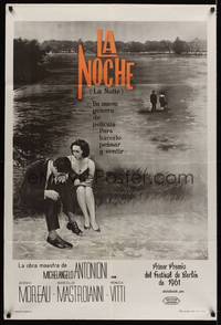 1a102 LA NOTTE Argentinean '61 Michelangelo Antonioni, Jeanne Moreau, Marcello Mastroianni