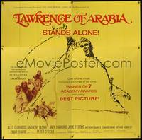 1b081 LAWRENCE OF ARABIA 6sh R70 David Lean classic starring Peter O'Toole!