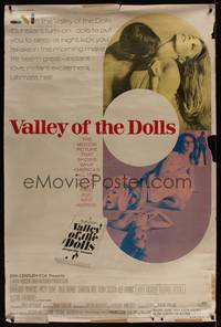 1b325 VALLEY OF THE DOLLS style A 40x60 '67 sexy Sharon Tate, from Jacqueline Susann's erotic novel
