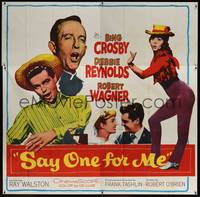 1b089 SAY ONE FOR ME 6sh '59 Bing Crosby, sexy Debbie Reynolds, Robert Wagner