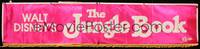 1b013 JUNGLE BOOK cloth banner '67 Walt Disney cartoon classic!