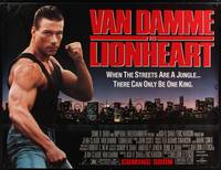 1b377 LIONHEART subway poster '91 Jean-Claude Van Damme, there can only be one king!