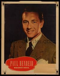 1b190 PAUL HENREID jumbo WC '40s great close-up!