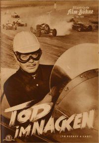 1c172 TO PLEASE A LADY German program '52 many images of race car driver Clark Gable, Stanwyck!