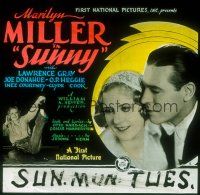 1c116 SUNNY glass slide '30 pretty Marilyn Miller in Hammerstein-Kern musical!