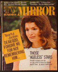 1c015 LOT OF 12 TV RADIO MIRROR MAGAZINES February 1972 to July 1975 Lucy, Maude, Jackie O + more