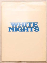 1c228 WHITE NIGHTS presskit '85 starring Russian ballet dancer Mikhail Baryshnikov, Gregory Hines!