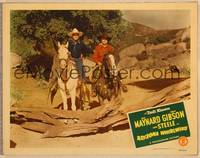 1d168 ARIZONA WHIRLWIND LC '44 great image of Ken Maynard & Hoot Gibson on horseback!