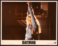 1d180 BATMAN LC '89 directed by Tim Burton, close up of Kim Basinger as Vicki Vale hanging in air!