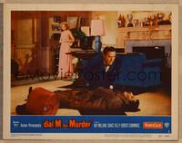 1d242 DIAL M FOR MURDER LC #1 '54 Alfred Hitchcock, Grace Kelly watches Ray Milland with dead guy!