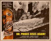 1d249 DR. PHIBES RISES AGAIN LC #8 '72 Robert Quarry with his wife trapped on table!