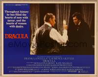 1d250 DRACULA LC '79 Laurence Olivier holds mirror up to vampire Frank Langella!