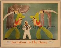 1d334 INVITATION TO THE DANCE LC #6 '57 great image of Gene Kelly with cartoon guys with scimitars!