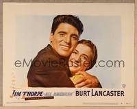 1d342 JIM THORPE ALL AMERICAN LC #5 '51 best c/u of smiling Burt Lancaster & Phyllis Thaxter!