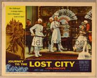 1d344 JOURNEY TO THE LOST CITY LC #4 '59 Fritz Lang, Debra Padget watches captive Paul Hubschmid!