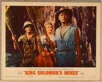 1d352 KING SOLOMON'S MINES LC #8 R62 close up of Deborah Kerr, Stewart Granger & Richard Carlson!