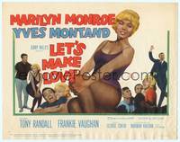 1d095 LET'S MAKE LOVE TC '60 four images of super sexy Marilyn Monroe + Yves Montand!