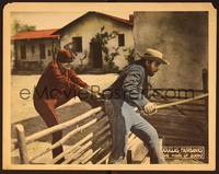 1d388 MARK OF ZORRO LC '20 great image of Douglas Fairbanks in costume grabbing bad guy!