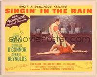 1d488 SINGIN' IN THE RAIN LC #7 '52 classic image of Gene Kelly dancing with sexiest Cyd Charisse!