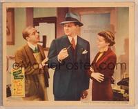 1d598 YOU ONLY LIVE ONCE LC '37 Fritz Lang, pretty Sylvia Sidney outside office w/Barton MacLane!