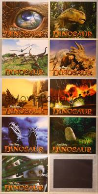 1e037 DINOSAUR 9 color 11x14 stills '00 Disney, great images of prehistoric dinosaurs!