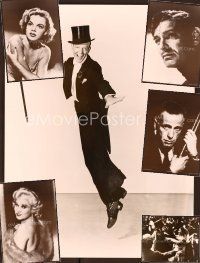 1f013 LOT OF 10 ENGLISH COMMERCIAL & REPRO PHOTOS lot '70s Bogart, Gable, Garland, Mae West,Astaire!