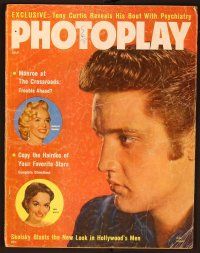 1f076 PHOTOPLAY magazine July 1957, Elvis Presley from Loving You & Jailhouse Kid + Marilyn Monroe