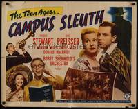 1g032 CAMPUS SLEUTH 1/2sh '48 Freddie Stewart, June Preisser, the Teen Agers solving the case!