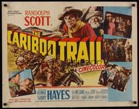 1g034 CARIBOO TRAIL 1/2sh '50 Randolph Scott & Gabby Hayes vs Native American Indians!