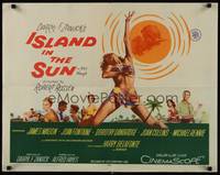 1g096 ISLAND IN THE SUN 1/2sh '57 James Mason, Joan Fontaine, Dorothy Dandridge, Harry Belafonte