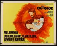1g160 OUTRAGE 1/2sh '64 Paul Newman as a Mexican bandit in a loose remake of Rashomon!