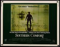 1g190 SOUTHERN COMFORT 1/2sh '81 Walter Hill, Keith Carradine, cool image of hunter in swamp!