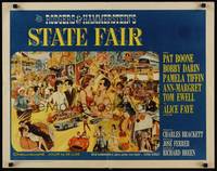 1g193 STATE FAIR 1/2sh '62 Alice Faye, Pat Boone, Rodgers & Hammerstein musical!