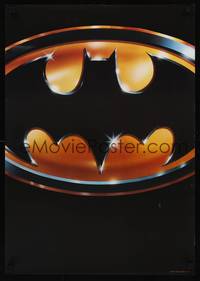 1g275 BATMAN teaser Japanese '89 directed by Tim Burton, cool image of logo!