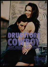 1g365 DRUGSTORE COWBOY Japanese '90 Matt Dillon & sexy Kelly Lynch, directed by Gus Van Sant!