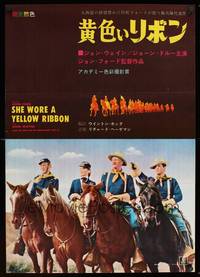 1g590 SHE WORE A YELLOW RIBBON Japanese R60s John Wayne, Joanne Dru & top stars on horses, John Ford