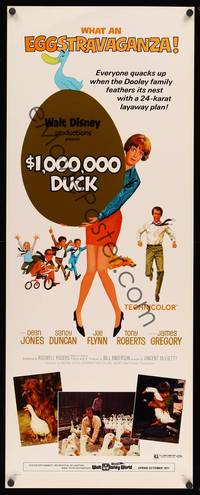 1h002 $1,000,000 DUCK insert '71 everyone quacks up at Disney's 24-karat layaway plan!