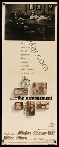 1h031 ARRANGEMENT insert '69 Kirk Douglas & Faye Dunaway, from director Elia Kazan's novel!
