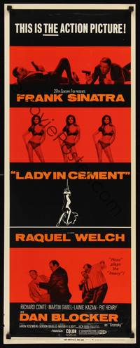 1h337 LADY IN CEMENT insert '68 Frank Sinatra with a .45 & sexy Raquel Welch with a 37-22-35!