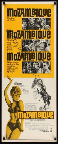1h406 MOZAMBIQUE insert '65 Africa, capital of Hell, where love and murder meet by night!