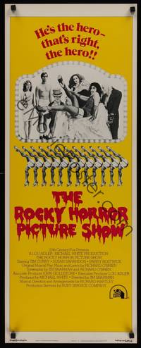 1h492 ROCKY HORROR PICTURE SHOW int'l insert '75 wacky image of 
